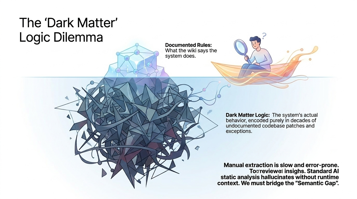 The dark matter logic dilemma