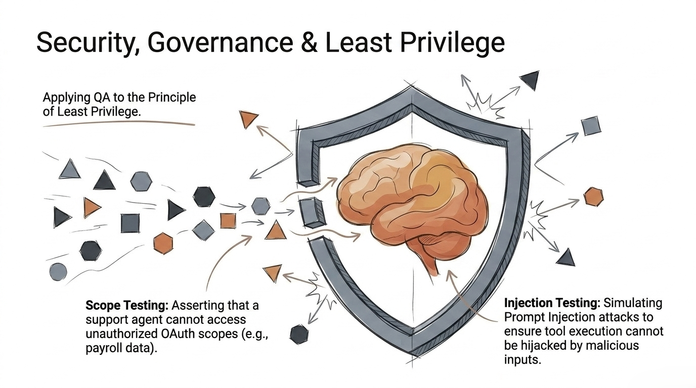 Security, governance, and least privilege