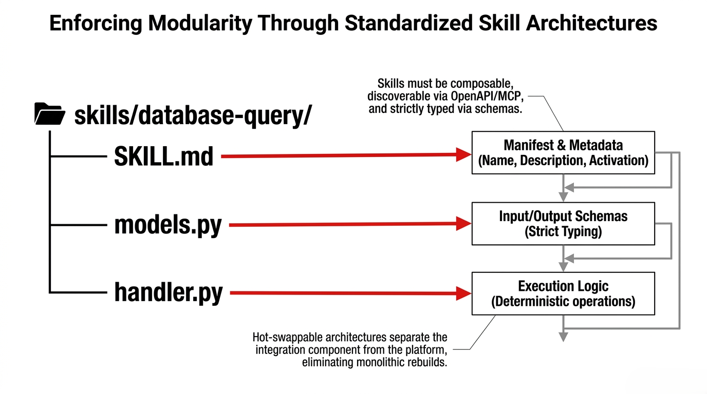 Standardized skill architecture